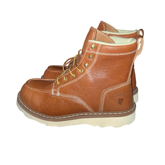 Herman Survivors Oakridge Leather Steel Toe Work Boots - Picture 2 of 14